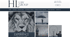 Desktop Screenshot of hllawgroup.com